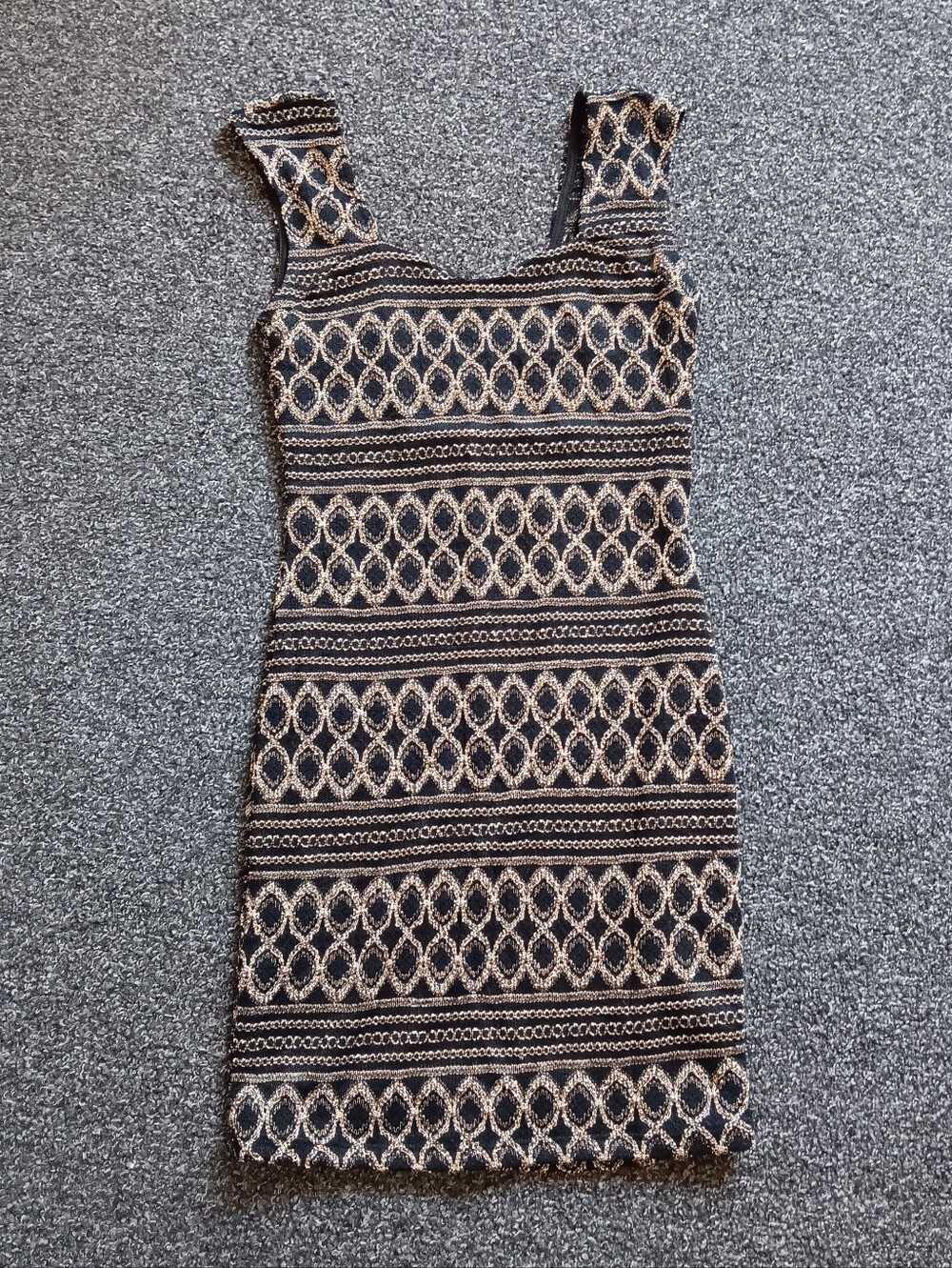 90s Y2K USA Body Central Snug Slip On Sheath Dress Size Medium, 00s Bodycon - Picture 6 of 10